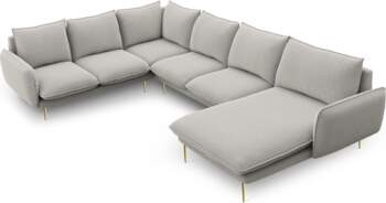 Cosmopolitan Design Panoramic Left Corner Sofa