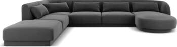 Cosmopolitan Design Velvet Panoramic Left Corner