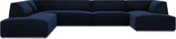 Cosmopolitan Design Velvet Panoramic Left Corner