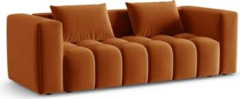 Cosmopolitan Design Velvet Sofa With Bed