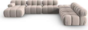 Micadoni Velvet Modular Panoramic Right Corner