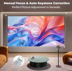 Riff TP360 Smart Android 14 Projector