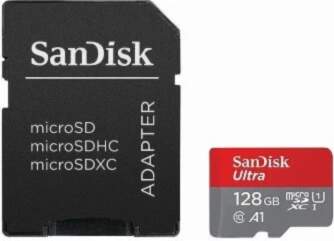SanDisk Ultra Light microSDXC 128GB +