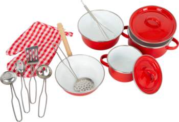Small Foot Cookware, red