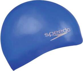 Speedo Plain Moulded silicon cap, blue