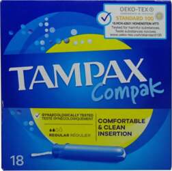 Tampax Compak Regular 18 Units