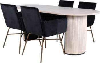 VentHon Bianca Oval Dining Table -