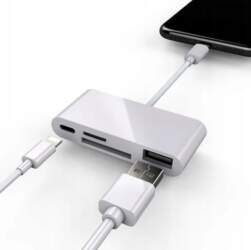 Zenwire Card Reader Lightning White