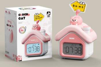 ... Alarm Clock Cat Watch