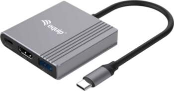 "Equip Dock USB-C->HDMI.USB-A.100WPD