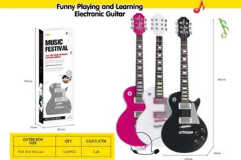 ... Guitar + Microphone Set Pink