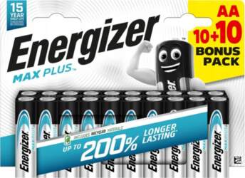 Baterijas – Energizer Max Plus AA