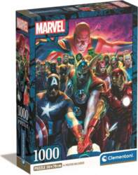 CLEMENTONI Puzles 1000 elementi Compact Marvel