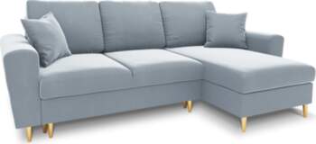 Cosmopolitan Design Corner Sofa With Bed