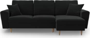 Cosmopolitan Design Corner Sofa With Bed