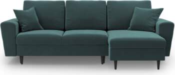 Cosmopolitan Design Corner Sofa With Bed