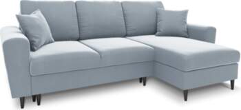 Cosmopolitan Design Corner Sofa With Bed
