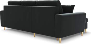 Cosmopolitan Design Corner Sofa With Bed