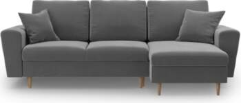 Cosmopolitan Design Corner Sofa With Bed