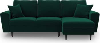 Cosmopolitan Design Corner Sofa With Bed