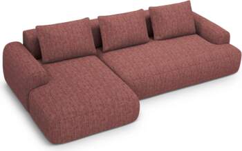 Cosmopolitan Design Left Corner Sofa With