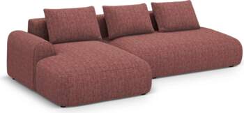 Cosmopolitan Design Left Corner Sofa With