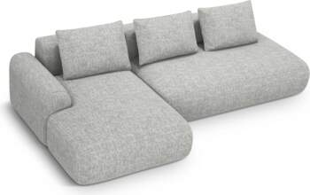 Cosmopolitan Design Left Corner Sofa With