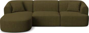 Cosmopolitan Design Modular Left Corner Sofa