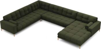 Cosmopolitan Design Panoramic Left Corner Sofa