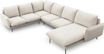 Cosmopolitan Design Panoramic Left Corner Sofa
