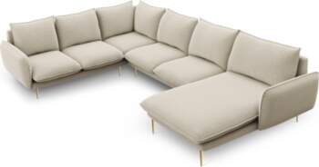 Cosmopolitan Design Panoramic Left Corner Sofa