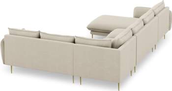 Cosmopolitan Design Panoramic Right Corner Sofa