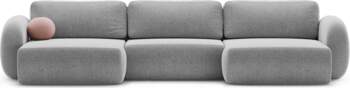 Cosmopolitan Design Panoramic Sofa with Box