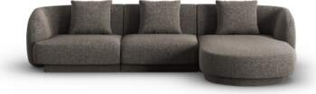Cosmopolitan Design Right Corner Sofa, "