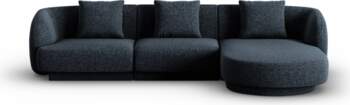 Cosmopolitan Design Right Corner Sofa, "