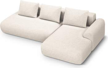 Cosmopolitan Design Right Corner Sofa With