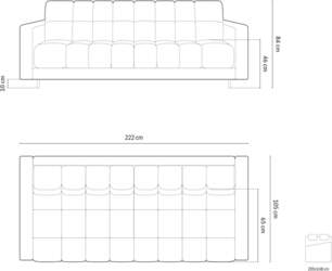 Cosmopolitan Design Sofa With Bed Function