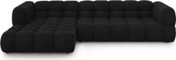 Cosmopolitan Design Velvet Modular Left Corner