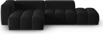 Cosmopolitan Design Velvet Modular Left Corner