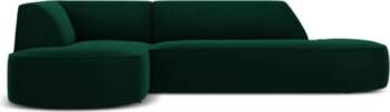 Cosmopolitan Design Velvet Modular Left Corner