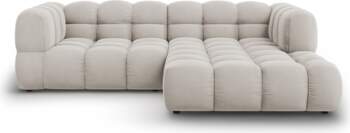Cosmopolitan Design Velvet Modular Right Corner
