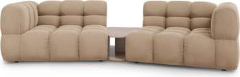 Cosmopolitan Design Velvet Modular Sofa, "