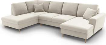Cosmopolitan Design Velvet Panoramic Left Corner
