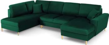 Cosmopolitan Design Velvet Panoramic Left Corner