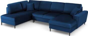 Cosmopolitan Design Velvet Panoramic Left Corner