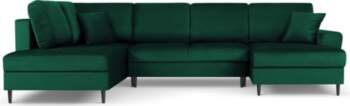 Cosmopolitan Design Velvet Panoramic Left Corner