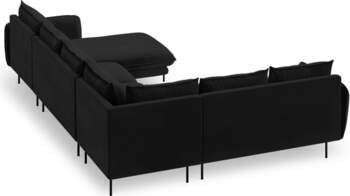 Cosmopolitan Design Velvet Panoramic Left Corner
