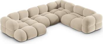 Cosmopolitan Design Velvet Panoramic Right Corner