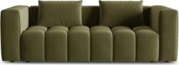 Cosmopolitan Design Velvet Sofa With Bed