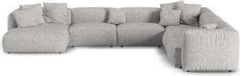 Micadoni Boucle Modular Right Corner Sofa